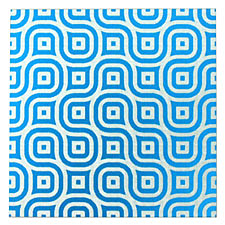 Lillypilly Turquoise Maze Anodized Aluminum Sheet 3"x3", 24 gauge
