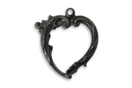 Vintaj Arte Metal Heart Circlet Pendant 25x27mm