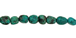 African Turquoise Tumbled Nugget 7-9mm