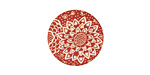 Lillypilly Bronze Dahlia Anodized Aluminum Disc 19mm, 24 gauge