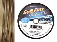 Soft Flex Bronze Metallic .019" (Medium) 49 Strand Wire 100ft.