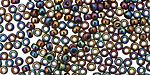 TOHO Metallic Rainbow Iris Round 8/0 Seed Bead