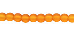 Saffron Recycled Glass Round 6mm