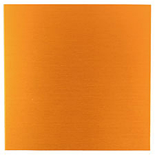 Lillypilly Orange Anodized Aluminum Sheet 3"x3", 24 gauge