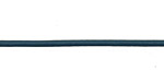 Iris Blue Round Leather Cord 2mm