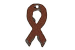 The Lipstick Ranch Rusted Iron Awareness Charm 14x29mm