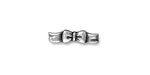 TierraCast Antique Silver (plated) Bow Bar 16x4mm