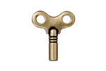 TierraCast Antique Brass (plated) Winding Key Charm 19x22mm