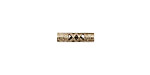 Stampt Antique Pewter (plated) Filigree Tube 11x3mm
