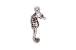 TierraCast Antique Silver (plated) Seahorse Charm 10x24mm