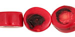 Coral Oval Nugget 18-21x14-18mm