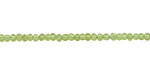 Peridot Faceted Rondelle 3mm