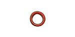 C-Koop Enameled Metal Ruby Red Ring 10-11mm