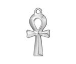 TierraCast Rhodium (plated) Ankh Pendant 15x31mm