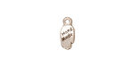 TierraCast Antique Silver (plated) Hand Made Charm 5x12mm