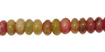 Rainbow Soocho Jade Rondelle 8mm