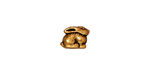 TierraCast Antique Gold (plated) Bunny 7x5mm
