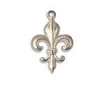Vintaj Pewter Fleur De Lis 20x30mm