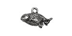 Green Girl Pewter Fish 23x13mm