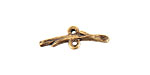 Nunn Design Antique Gold (plated) Stacking Twig Connector 24x8mm