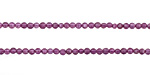 Amethyst Faceted Round 2mm