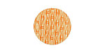 Lillypilly Orange Reeds Anodized Aluminum Disc 19mm, 24 gauge