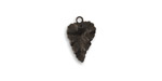 Vintaj Arte Metal Teensie Woodland Leaf Charm 9x14mm