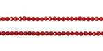 Coral Faceted Round 2mm