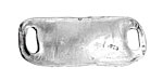 Rustic Charms Sterling Silver Heavy Link 40x16mm