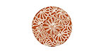Lillypilly Bronze Weathered Daisy Anodized Aluminum Disc 19mm, 24 gauge