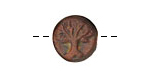 Kylie Parry Ceramic Brown Tree 14-15mm