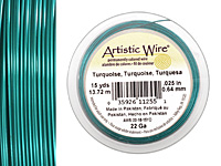 Artistic Wire Turquoise 22 gauge, 15 yards