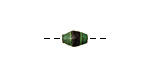 African Paper (forest, black) Rice 9-10x6mm