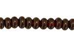 Garnet Rondelle 8mm