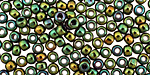 TOHO Higher Metallic Iris Green Round 6/0 Seed Bead