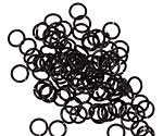 Artistic Wire Black Chain Maille Jump Ring 5.56mm, 18 gauge