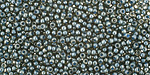 TOHO Transparent Lustered Emerald Green (with Transparent Lustered Denim Blue Lining) Round 11/0 Seed Bead