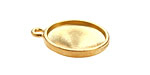 TierraCast Gold (plated) Faceted Drop 21x25mm