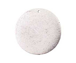 Nunn Design Antique Silver (plated) Flat Grande Circle Tag 31mm