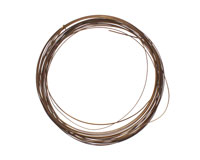 Soft Flex Vintage Bronze Half Round Craft Wire 21 gauge, 7 yards