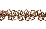 Antique Copper (plated) Diamond Drop Chain
