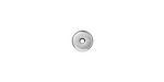 TierraCast Silver (plated) Disk Heishi 6mm