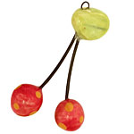 Jangles Ceramic Cherry Pendant 30-31x49-52mm