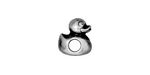 TierraCast Antique Silver (plated) Duck Euro 9x12mm