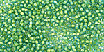 TOHO Aqua (with Opaque Yellow Lining) Round 11/0 Seed Bead
