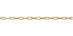 Antique Gold (plated) Peanut Cable Chain