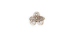 TierraCast Antique Silver (plated) Tudor 2-1 Link 10x8mm