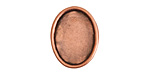 Nunn Design Antique Copper (plated) Large Oval Frame Button 16x20mm