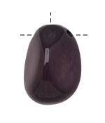 Tagua Nut Grape Nugget (3-hole) 22-30x37-42mm