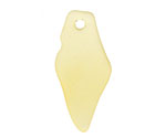 Desert Gold Recycled Glass Shard Drop 17x37mm